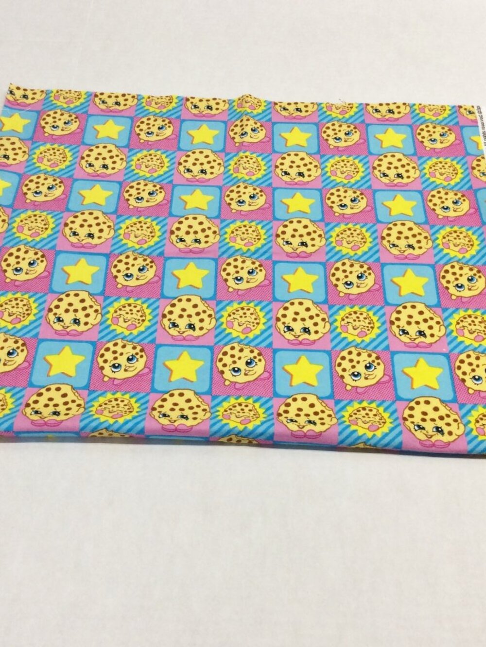 Springs Creative Shopkins Kooky Cookie Flannel One Yard NEW VINTAGE 2013